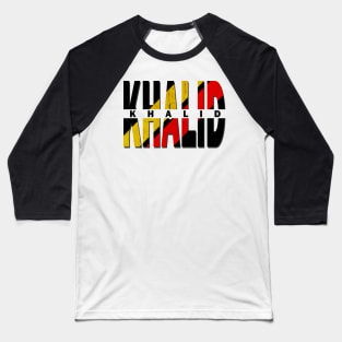 vintage typo Khalid Baseball T-Shirt